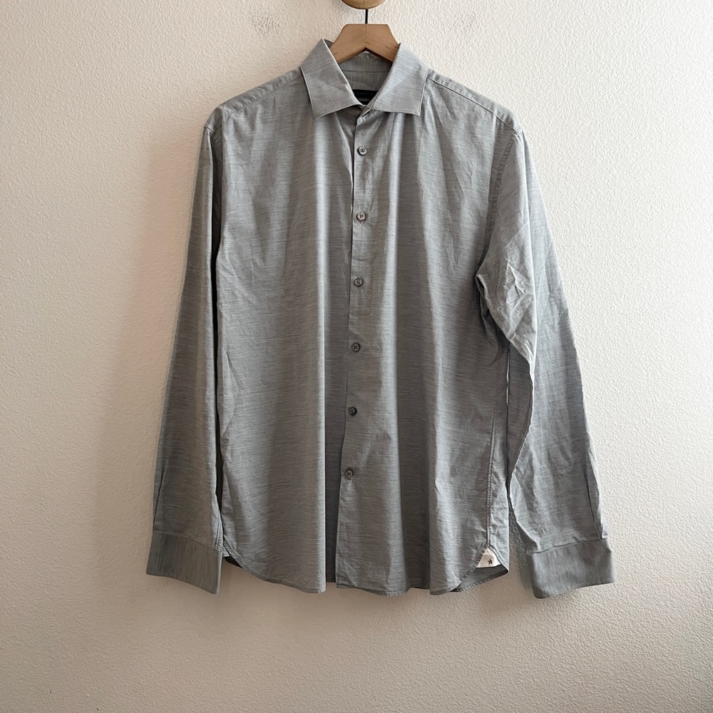 John Varvatos Button Down Dress Shirt Size 16 34/35